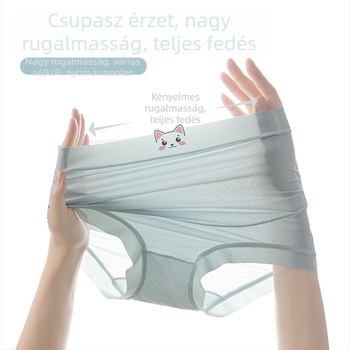 Kismama fehérnemű, magas derekú, has támasztó, légáteresztő, a korai–késői terhesség és a szülés utáni időszakra, plusz méret, rövidnadrág