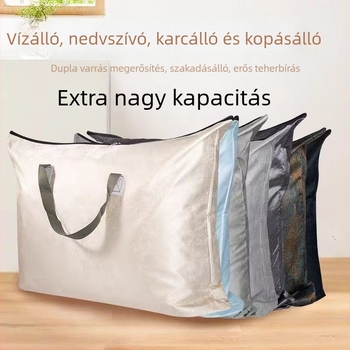 Ruhatároló táska, kocka alakú, Oxford anyag, japán stílus, mindennapi használatra, utazásokhoz és hálószobai tároláshoz, nedvességálló és porálló