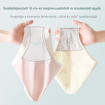 Női terhes fehérnemű, vékony ice-silk anyag, magas derék a has támogatására, az egész terhesség során, antibakteriális pamut bélés.
