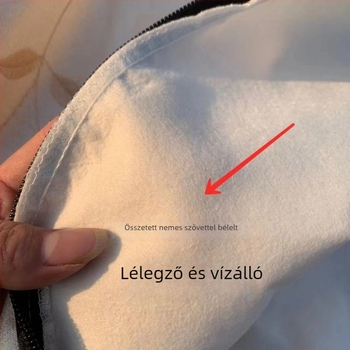 Paplan-tároló táska, kocka alakú, poliészter, nagy kapacitás, költözéshez és utazási tároláshoz.