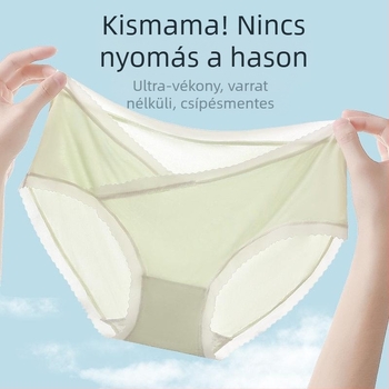 Terhes nőknek terhes alsónemű alacsony derekú has-támogatással; lélegző nylon anyag; 100% pamut intim rész; antibakteriális; minden szezonra alkalmas