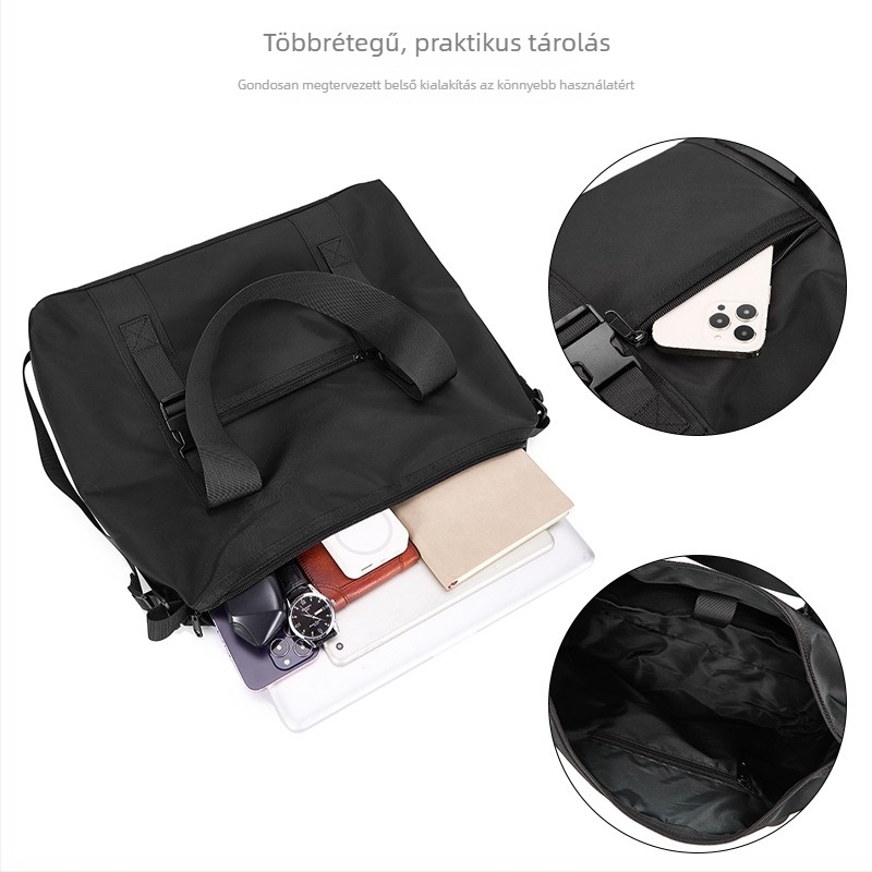 Utazótáska nylonból, vízálló és kopásálló, End&start, unisex, szabadidős utazáshoz