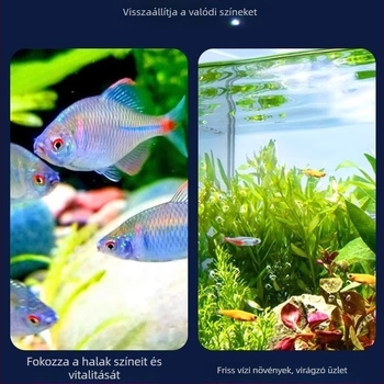 Akvárium LED világítás ABS házban, 120 g, növényvilágításhoz