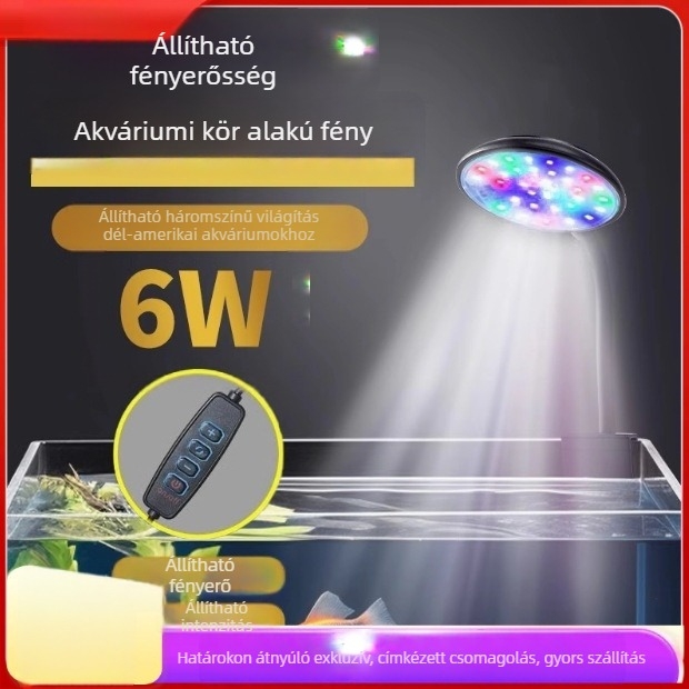 Akvárium LED világítás ABS házban, 120 g, növényvilágításhoz