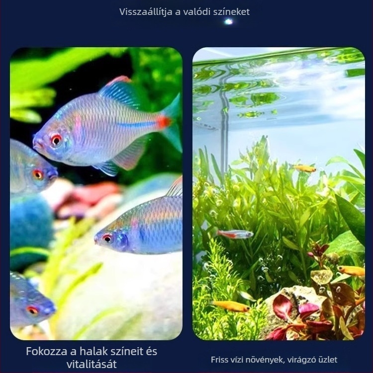 Akvárium LED világítás ABS házban, 120 g, növényvilágításhoz