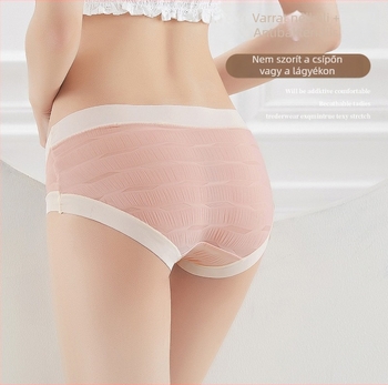 Kismama alsónemű – Ice Silk anyag, középmagas derekú, gyorsan száradó, antibakteriális, 100% selyem bélés
