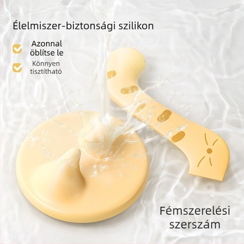 Háziállatok konzervfedő tető beépített kanállal, TPE anyag, Seven oh márka, csomagolás: doboz 400