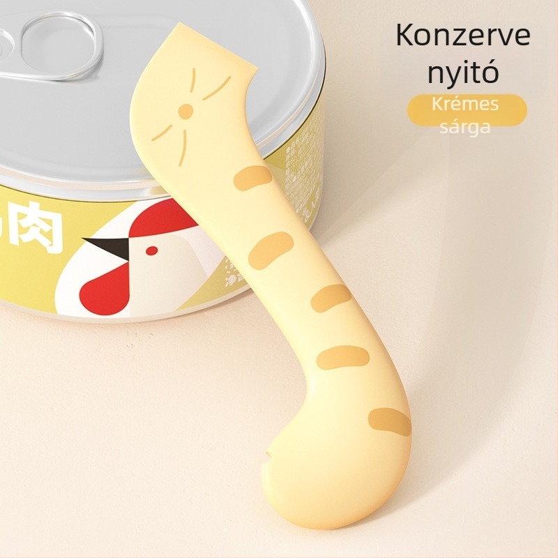 Háziállatok konzervfedő tető beépített kanállal, TPE anyag, Seven oh márka, csomagolás: doboz 400