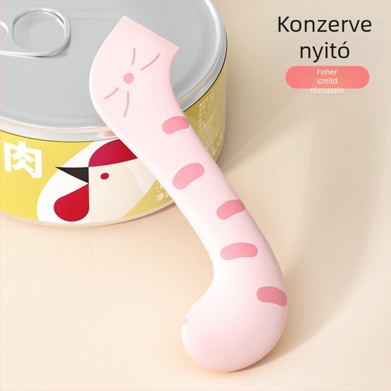 Háziállatok konzervfedő tető beépített kanállal, TPE anyag, Seven oh márka, csomagolás: doboz 400