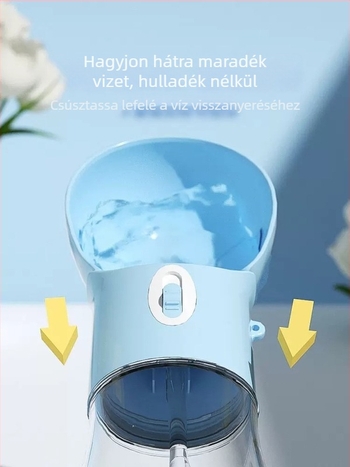 Kutyák és macskák számára hordozható ivó pohár – külső használatra (Anyagok: ABS, PC, PP; Kutyák és macskák számára megfelelő; Hordozható)