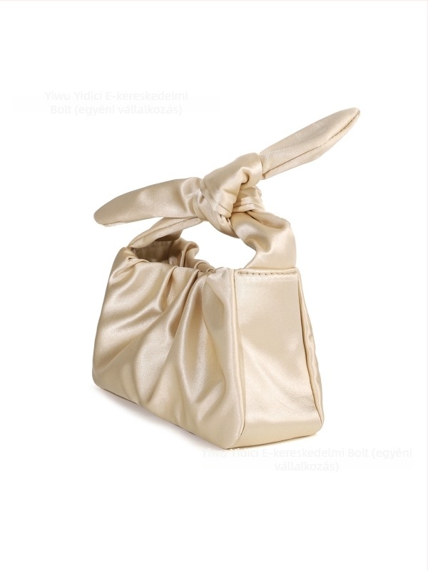 Poliészterből készült keresztpántos válltáska, plisírozott dizájn, vízszintes négyszögletes forma, mágneses zár, telefonzseb