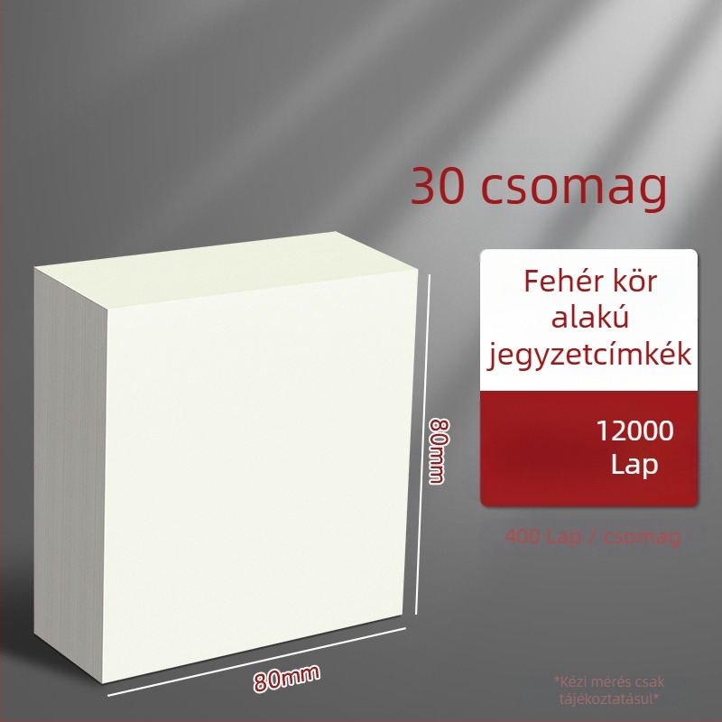 Think about it Papírból készült jegyzetfüzet – üres vázlatoldalak, téphető oldalak, alapcsomagolás