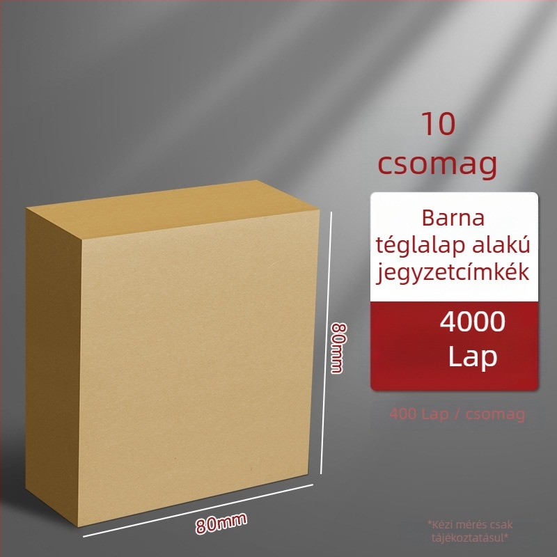 Think about it Papírból készült jegyzetfüzet – üres vázlatoldalak, téphető oldalak, alapcsomagolás