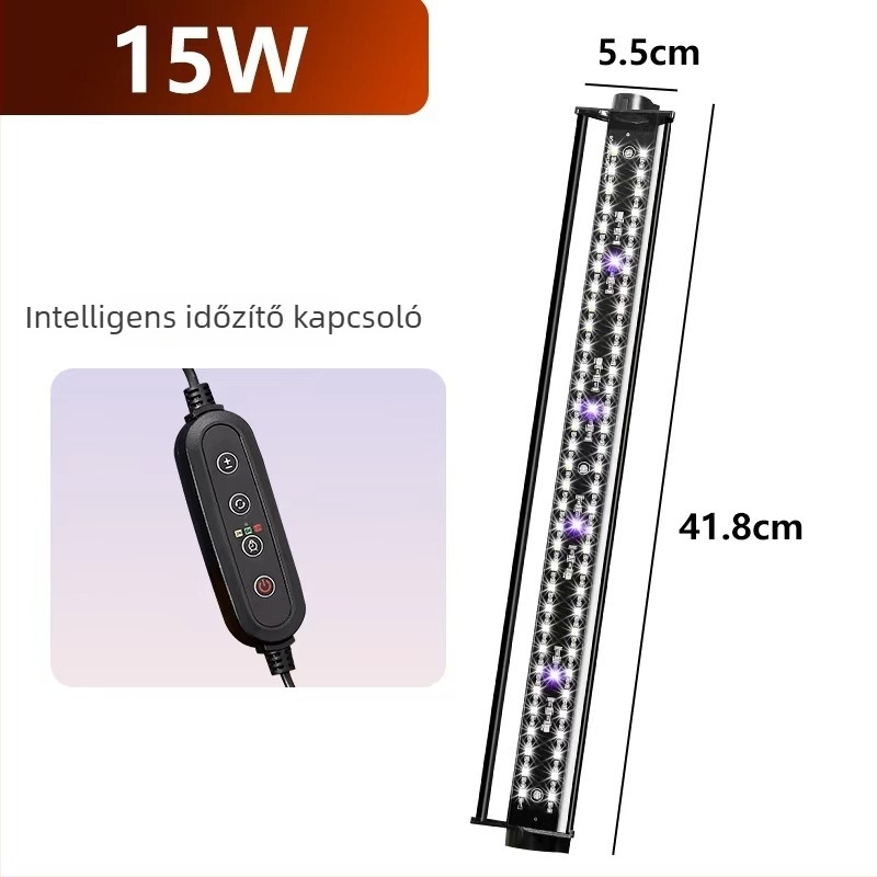 Starfire Lighting UVB/UVA LED lámpa hüllőkhöz, hosszú cső, teljes spektrum, kalcium-kiegészítő