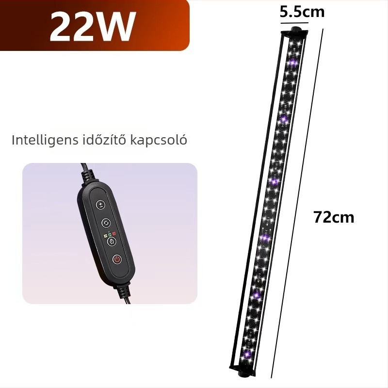 Starfire Lighting UVB/UVA LED lámpa hüllőkhöz, hosszú cső, teljes spektrum, kalcium-kiegészítő