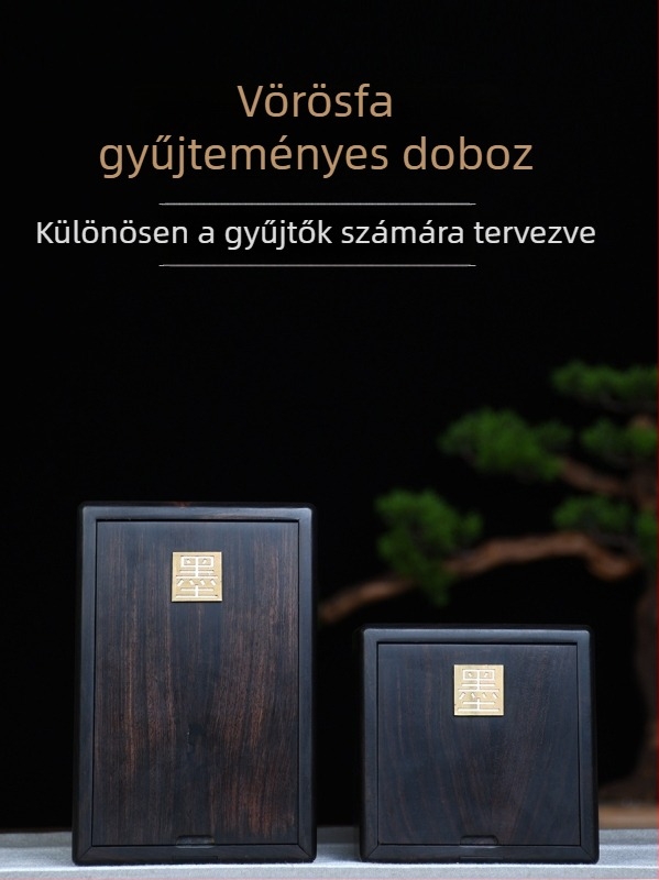 Mechanikus ékszerdoboz, mortise-and-tenon szerkezettel, természetes fával, ékszer-tároló