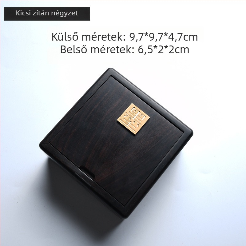 Mechanikus ékszerdoboz, mortise-and-tenon szerkezettel, természetes fával, ékszer-tároló