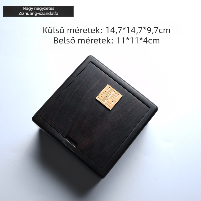 Mechanikus ékszerdoboz, mortise-and-tenon szerkezettel, természetes fával, ékszer-tároló