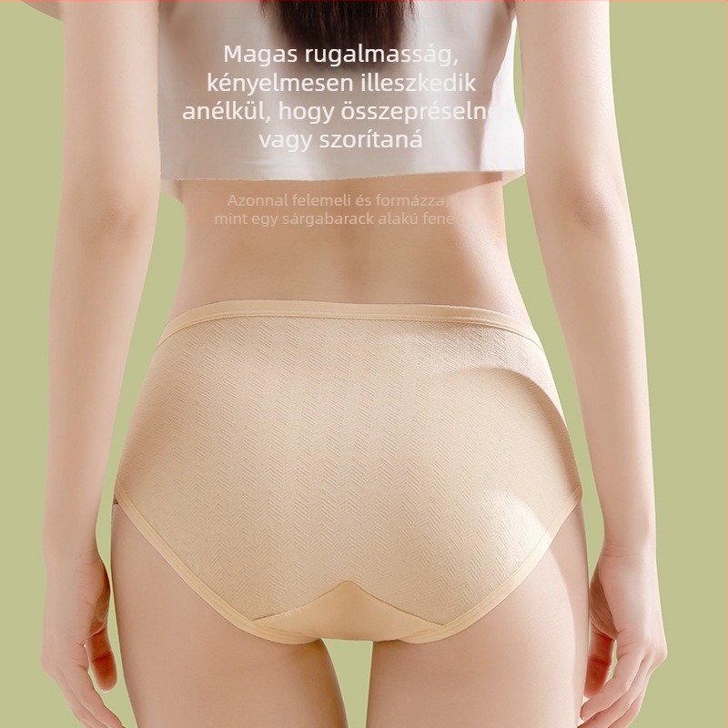 Női terhességi fehérnemű, alacsony derék, has támasz, 95–100% pamut, légáteresztő, minden évszakban
