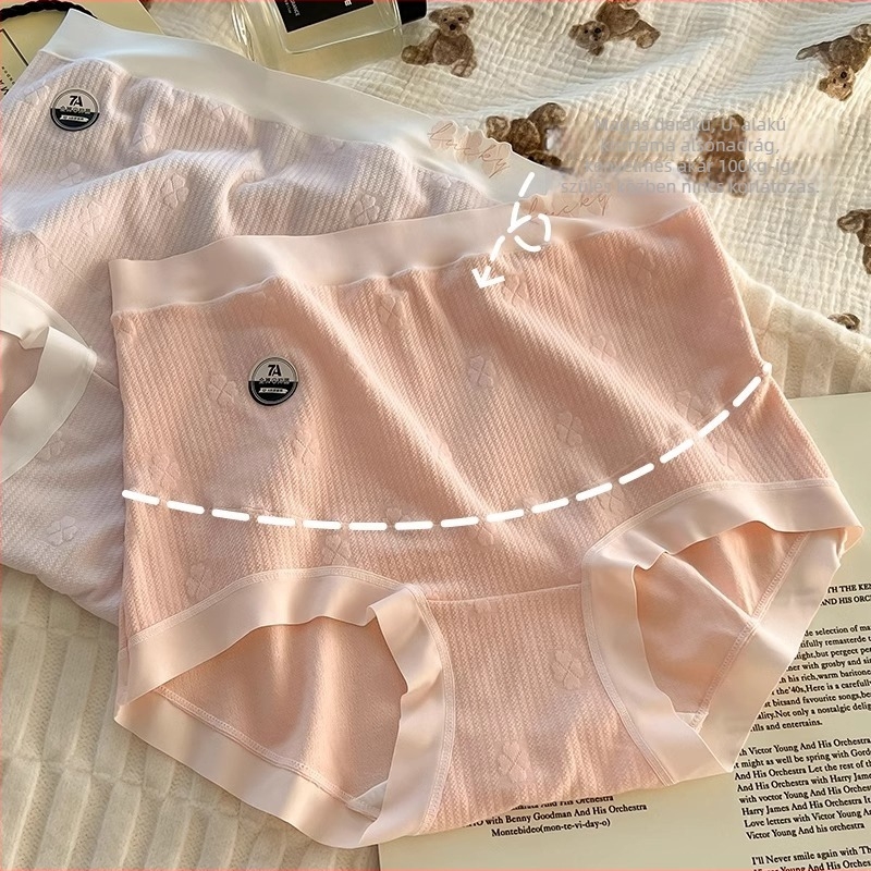 Anyaság idejére tervezett pamut rövidnadrág, magas derék, 95–100% pamut, lélegző, has-támasz, minden terhességi szakaszhoz