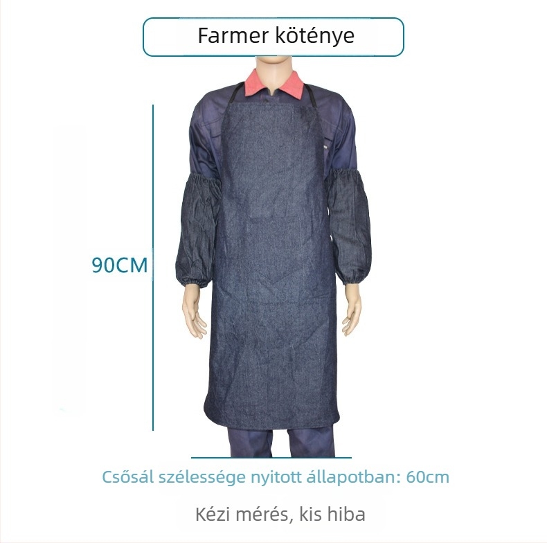 Farmerkötény, ujjatlan, munkához – szennyeződés elleni bevonat, modern minimalist stílus