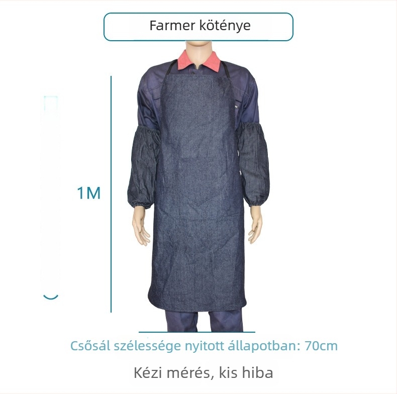 Farmerkötény, ujjatlan, munkához – szennyeződés elleni bevonat, modern minimalist stílus