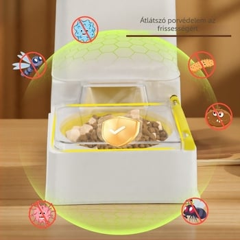 Macska automata etető kerámiatál, leválasztható dizájn, 1,5 kg (Márka: Watch the fish, Modell: Feeder, Anyag: Kerámia, Alkalmazás: Nincs)