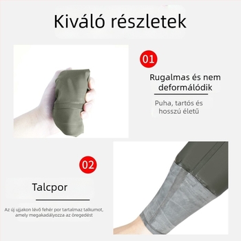 Tarpaulin anyagú vízálló ujjvédők halak és tengeri gyümölcsei értékesítéséhez, egész éves minimalist stílus