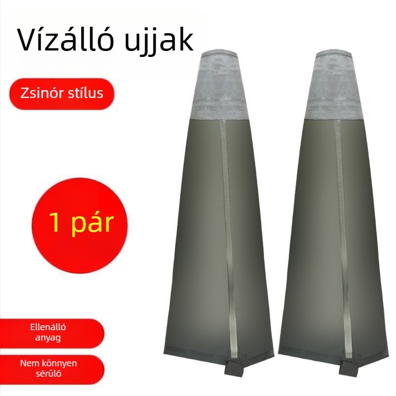 Tarpaulin anyagú vízálló ujjvédők halak és tengeri gyümölcsei értékesítéséhez, egész éves minimalist stílus