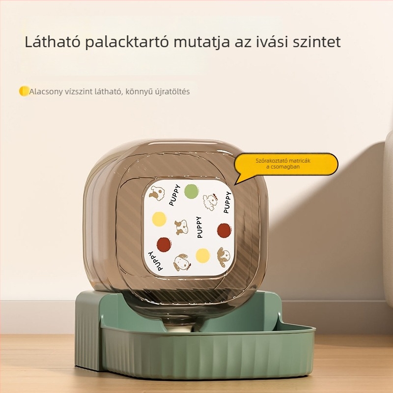 Automata etető és itató macskáknak, nagy kapacitású, márka Jinxing, teljes készlet, csomagolás 45