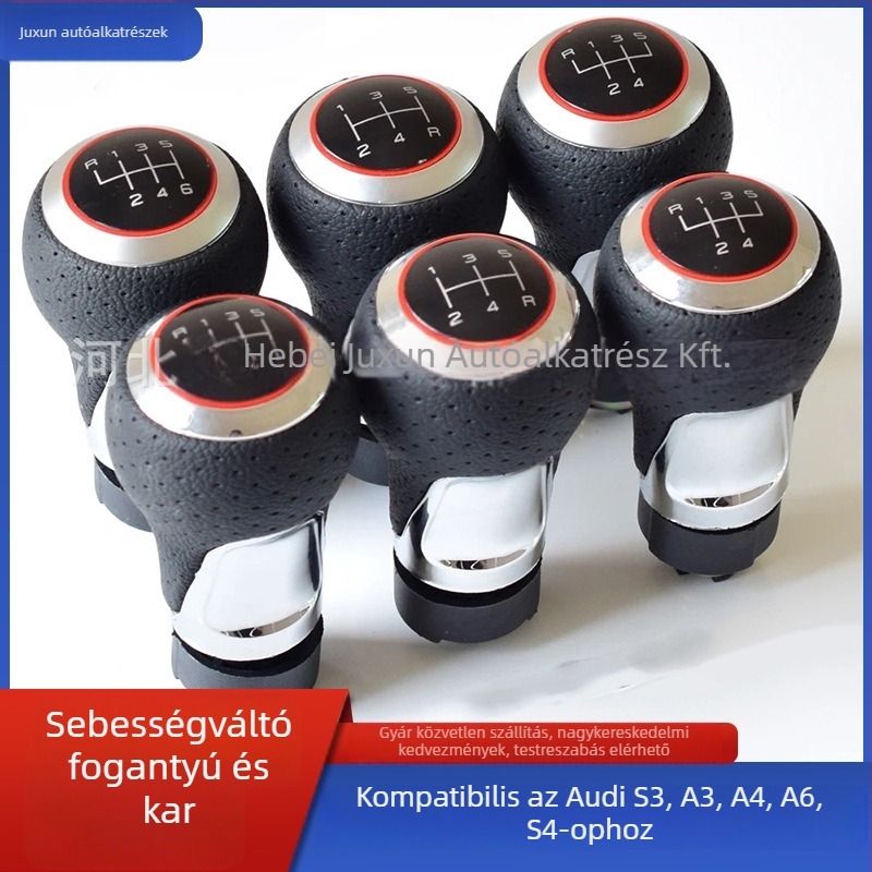 Manuális váltókargomb Audi számára: S3, A3, A4, A6, S4 modellekhez – kompatibilis Audi/VW