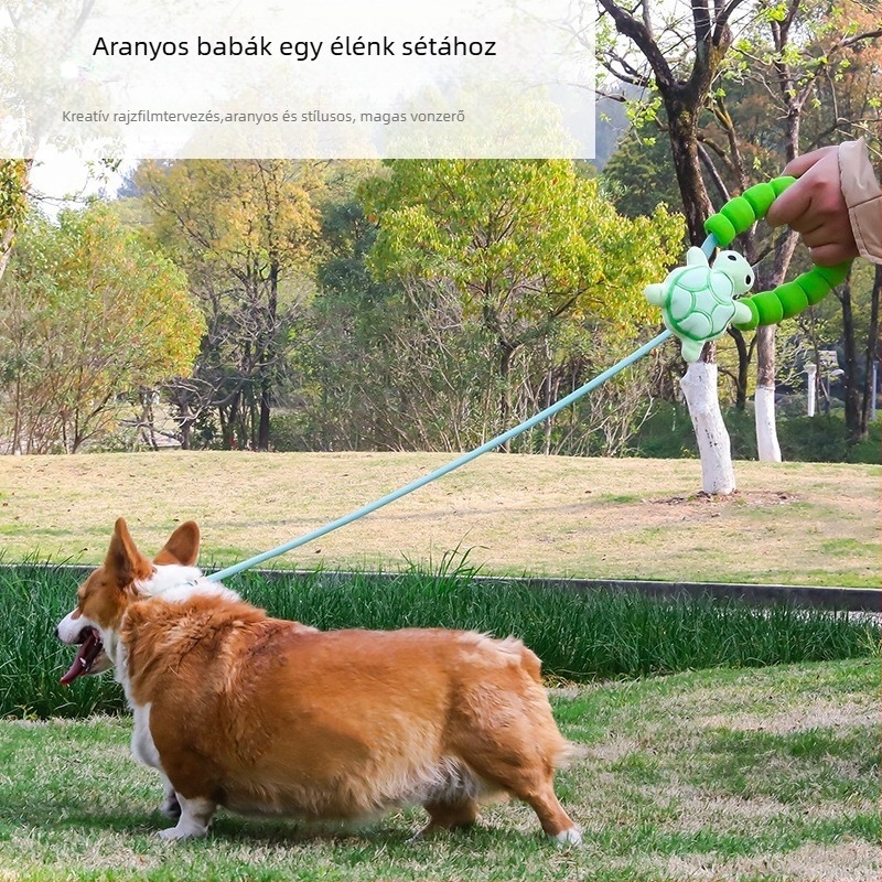 Kutyapóráz, rajzfilmszerű corgi téma, poliészter anyag, Raspberry márka, Zhejiang származás.