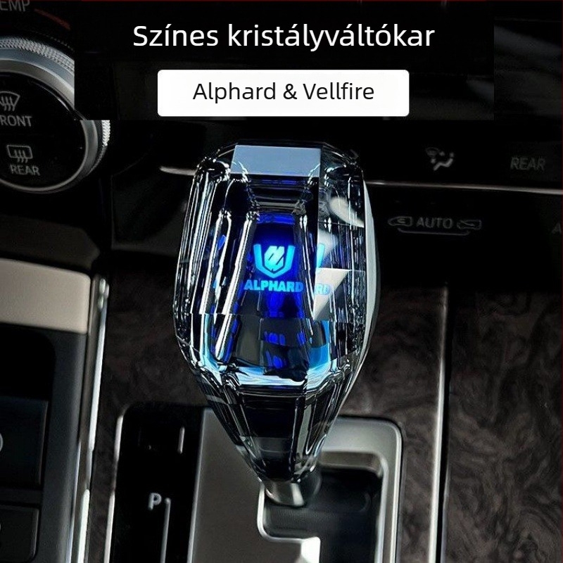 Kristály váltókar Alphard 30-as sorozathoz — utángyártott csere