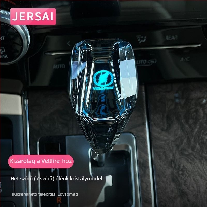 Kristály váltókar Alphard 30-as sorozathoz — utángyártott csere