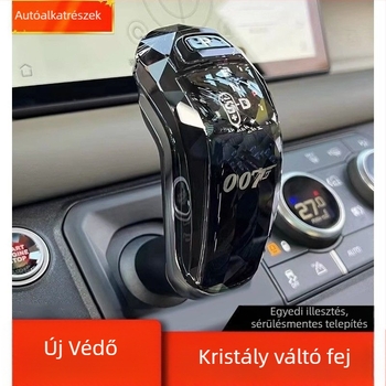 Kristály váltókar Land Rover Defenderhez indító gomb dekorációval