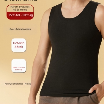 Varrás nélküli gyapjú termoszvető – Y-alakú alapréteg, extravastag 401–500 g/m², kerek nyak, tél