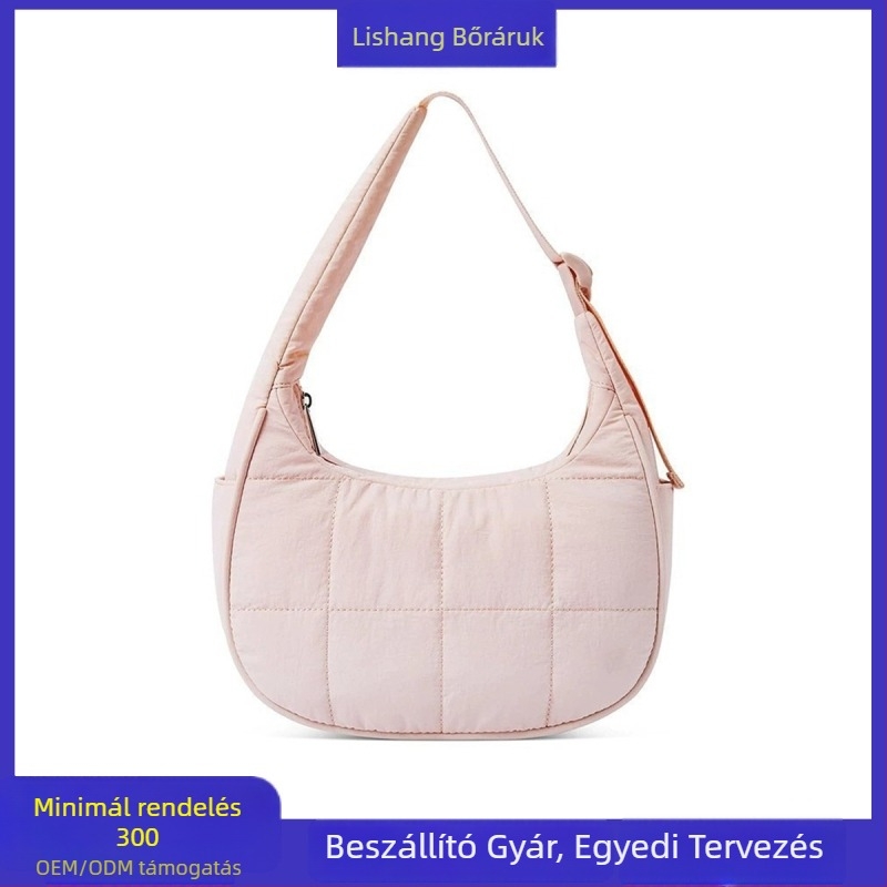 Nylon tote táska hengeres formájú, cipzáras záródás, nylon bélés és több belső zseb