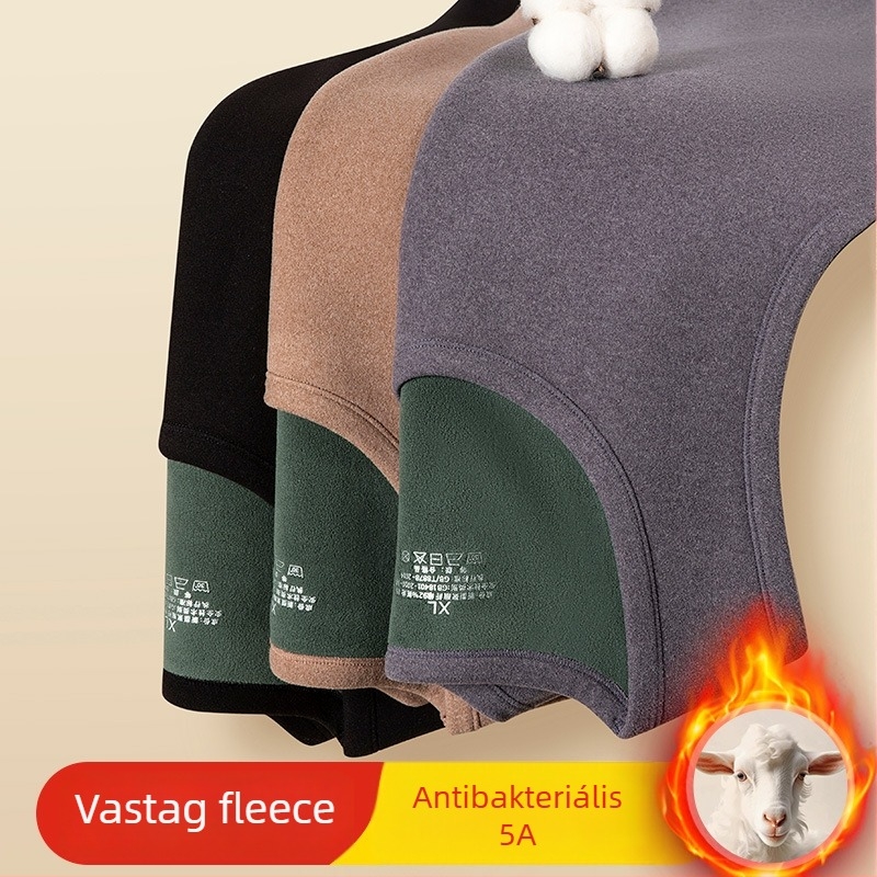 Férfi termo mellény fleece-bélésével, extrán vast anyag, 90–95% poliészter, antibakteriális és hővédő tulajdonságok