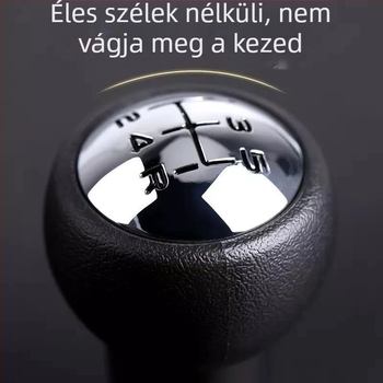 Kézi váltókar gomb – Ball Wave dizájn – kompatibilis a Peugeot 307/408/206/207 modellekkel – OEM, gyári eredetű