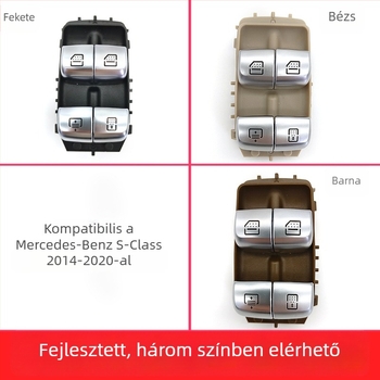 Mercedes-Benz S-Class W222 és E-Class W213 hátsó ajtó ablakemelő kapcsoló – elektromos működtetés