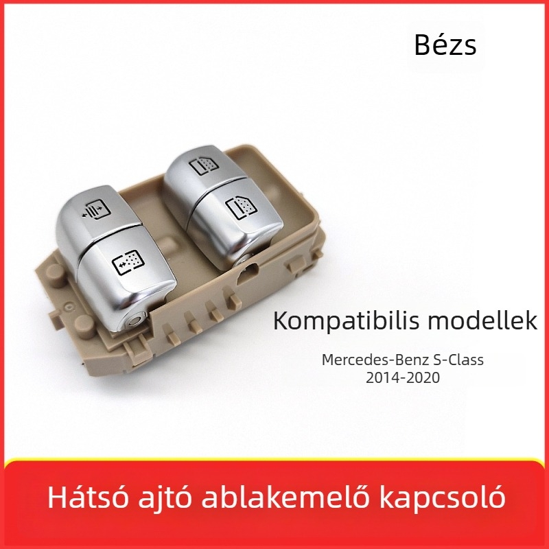 Mercedes-Benz S-Class W222 és E-Class W213 hátsó ajtó ablakemelő kapcsoló – elektromos működtetés