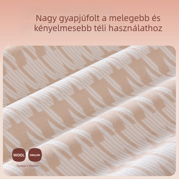 Női gyapjú termoszál mellény fleece béléses, háromrétegű, seamless, kerek nyakú, pull-over-stílus, 70% poliészter + 30% gyapjú, extrán vastag 351–400 g/m2