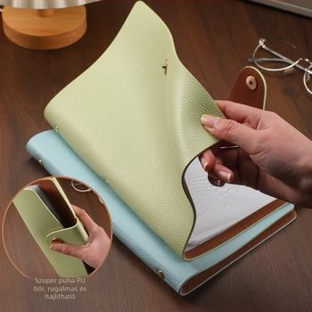 PU bőrös Nyugta mappa - 40 oldal, Modell Deposit Slip Book 001, Méretek 22×15.5 cm