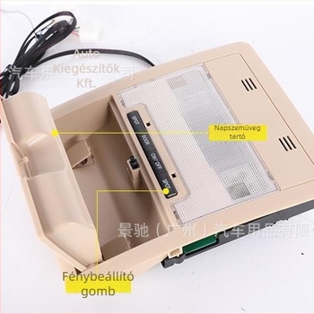 OLvasólámpa LC200 első mennyezeti lámpához, 12V, jingchi márka, LC200 modell, Toyota Land Cruiser LC200 kompatibilis, eredet Guangzhou