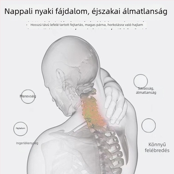 Pár nyakpárna, alacsony profil, puha, mosható, alvás támogatására, szállodák és panziók számára