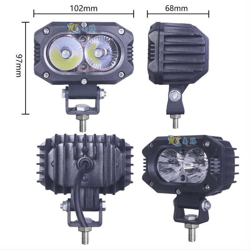 Autó LED reflektor mágneses tetőre szerelhető — terepjáró, 30W, 12-80V DC, 260 lm, LED