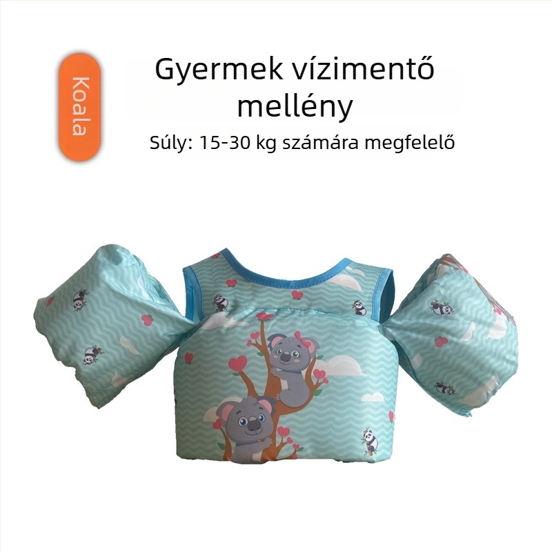 Gyermekeknek készült úszó mellény flamingó mintával - babák számára úszóruha (OEM)
