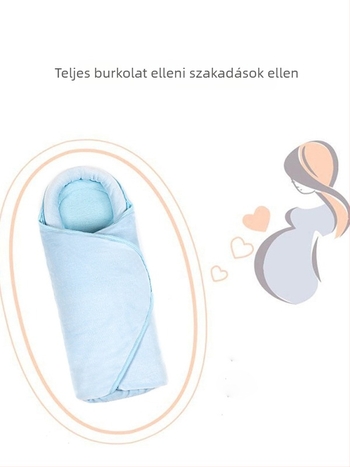 Újszülött csomagoló kendő - velúr anyag, Mother Love, tavasz, ősz és télre, biztonsági osztály A