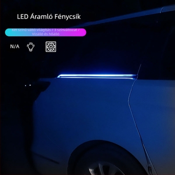 MPV Ajtó Track Light - Szilikon + LED, 12V, Beágyazott telepítés, MPV modellhez