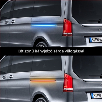 MPV Ajtó Track Light - Szilikon + LED, 12V, Beágyazott telepítés, MPV modellhez